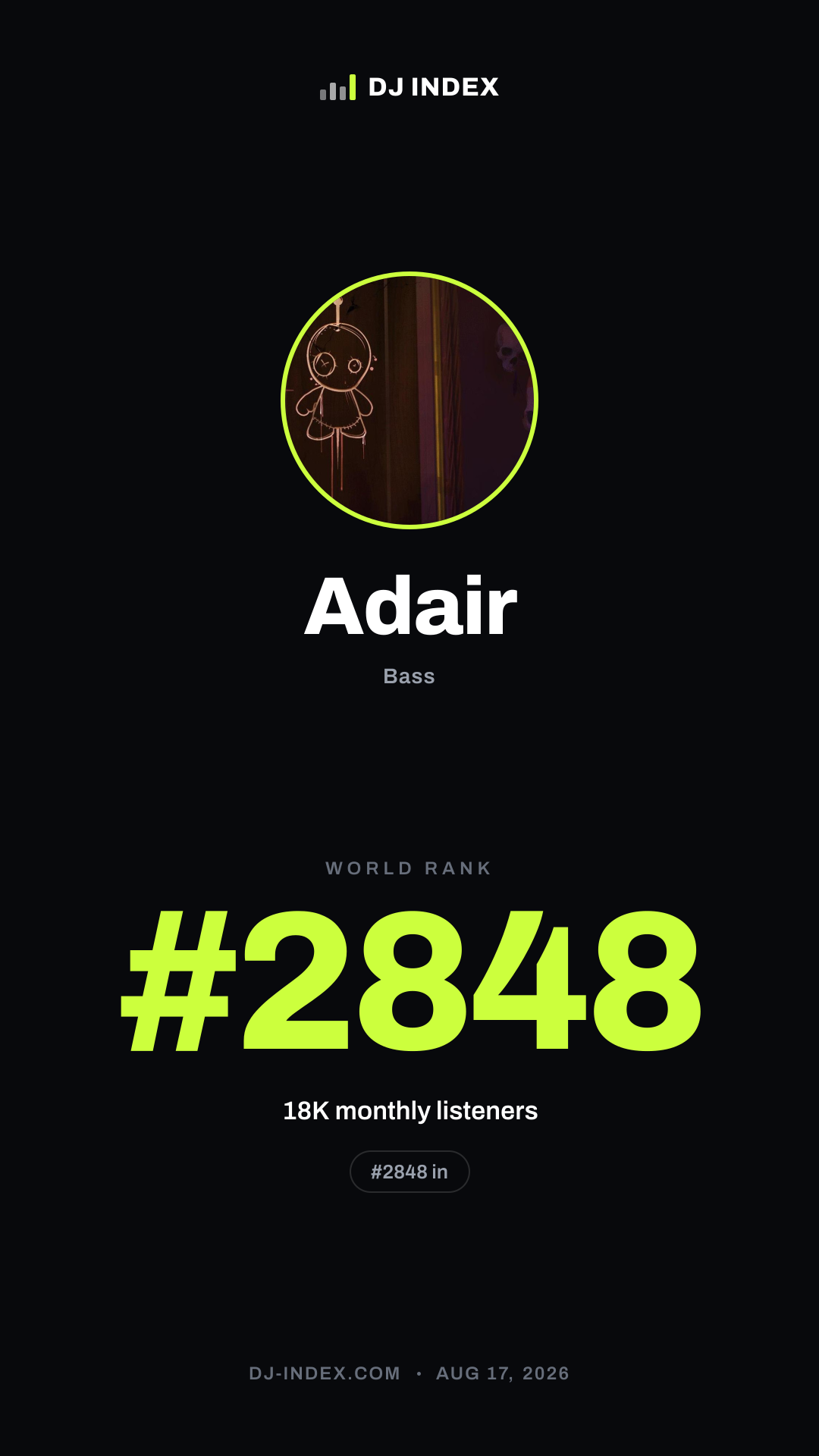 Adair Story card preview