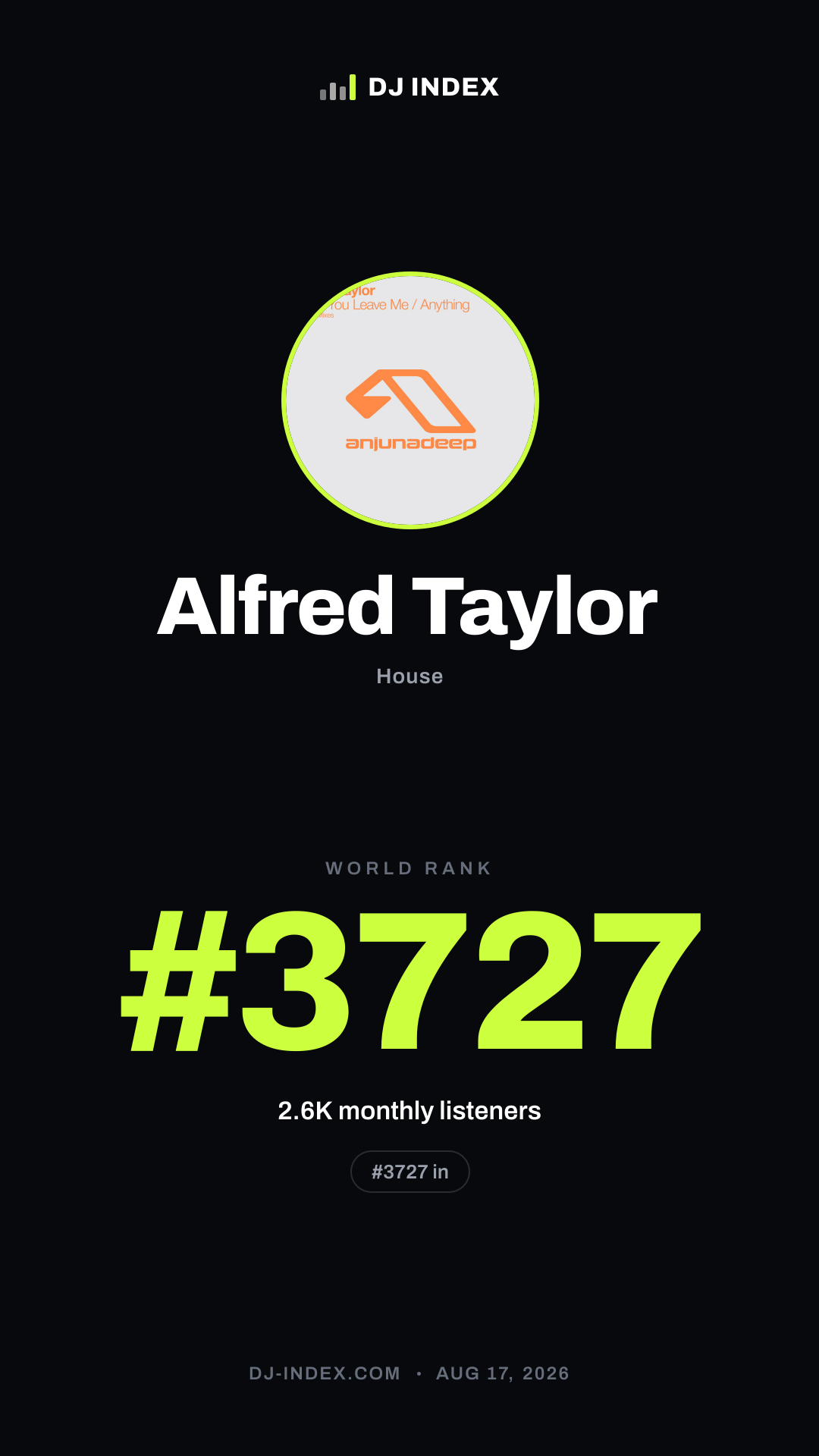 Alfred Taylor Story card preview