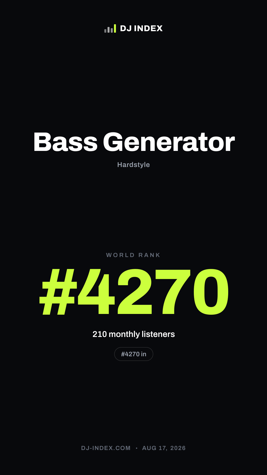 Bass Generator Story card preview