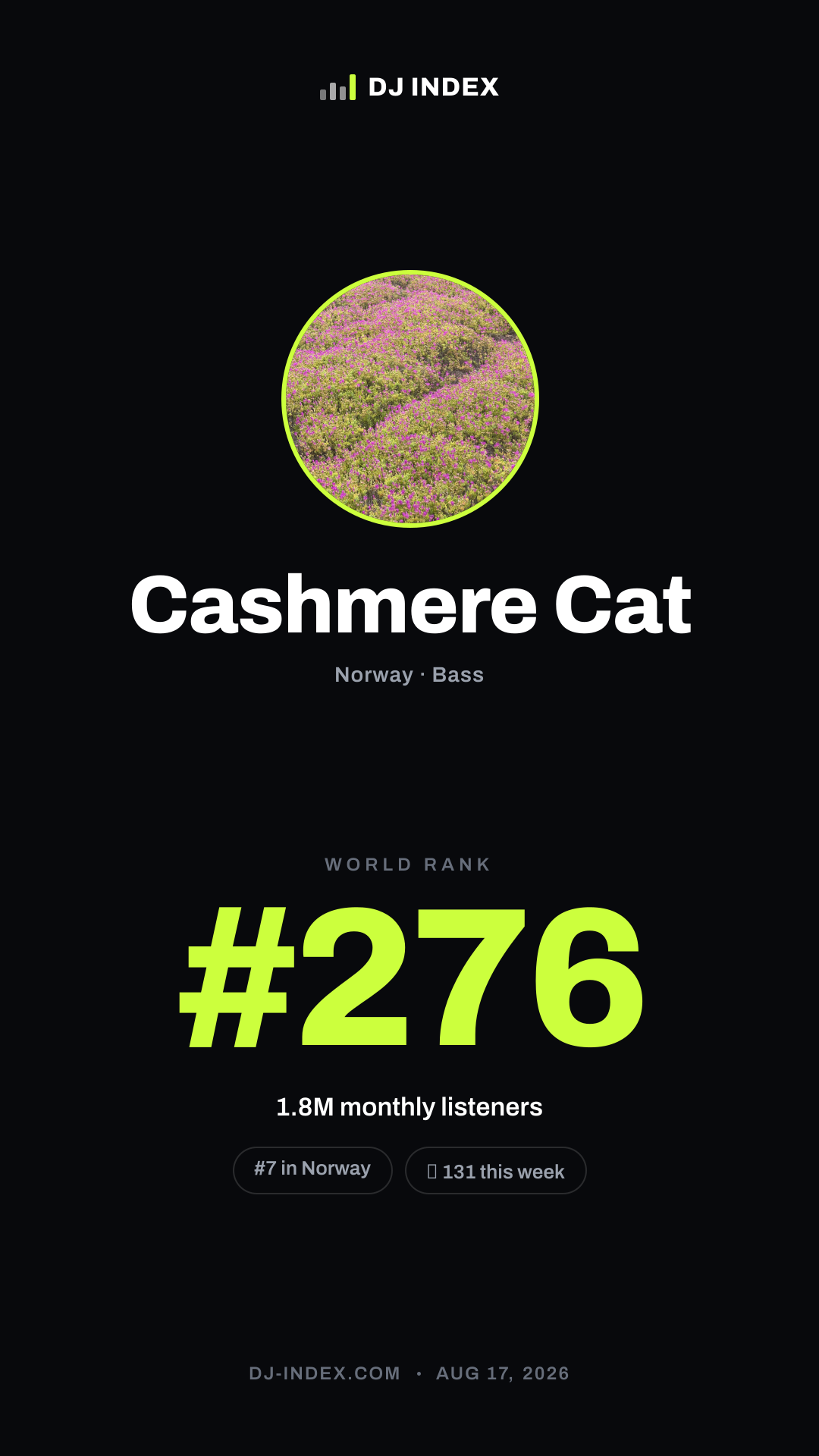 Cashmere Cat Story card preview