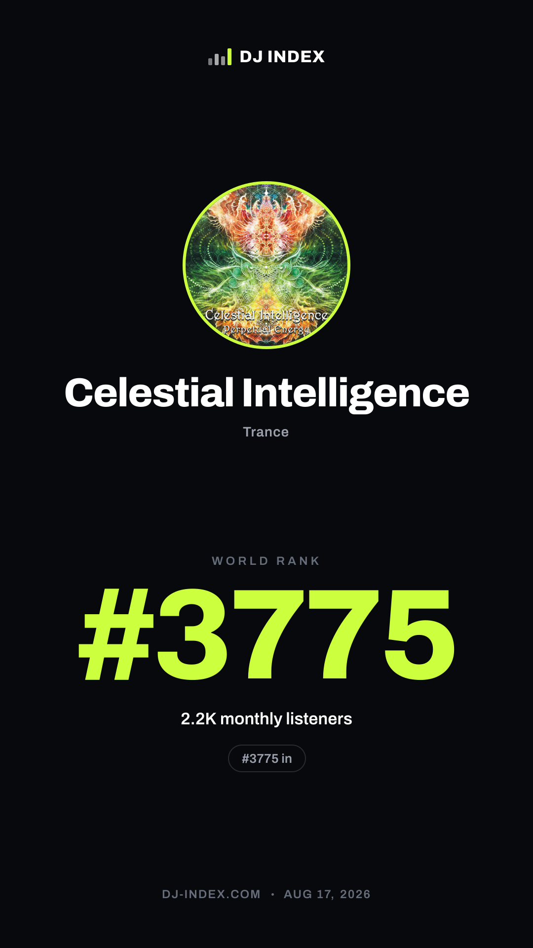 Celestial Intelligence Story card preview