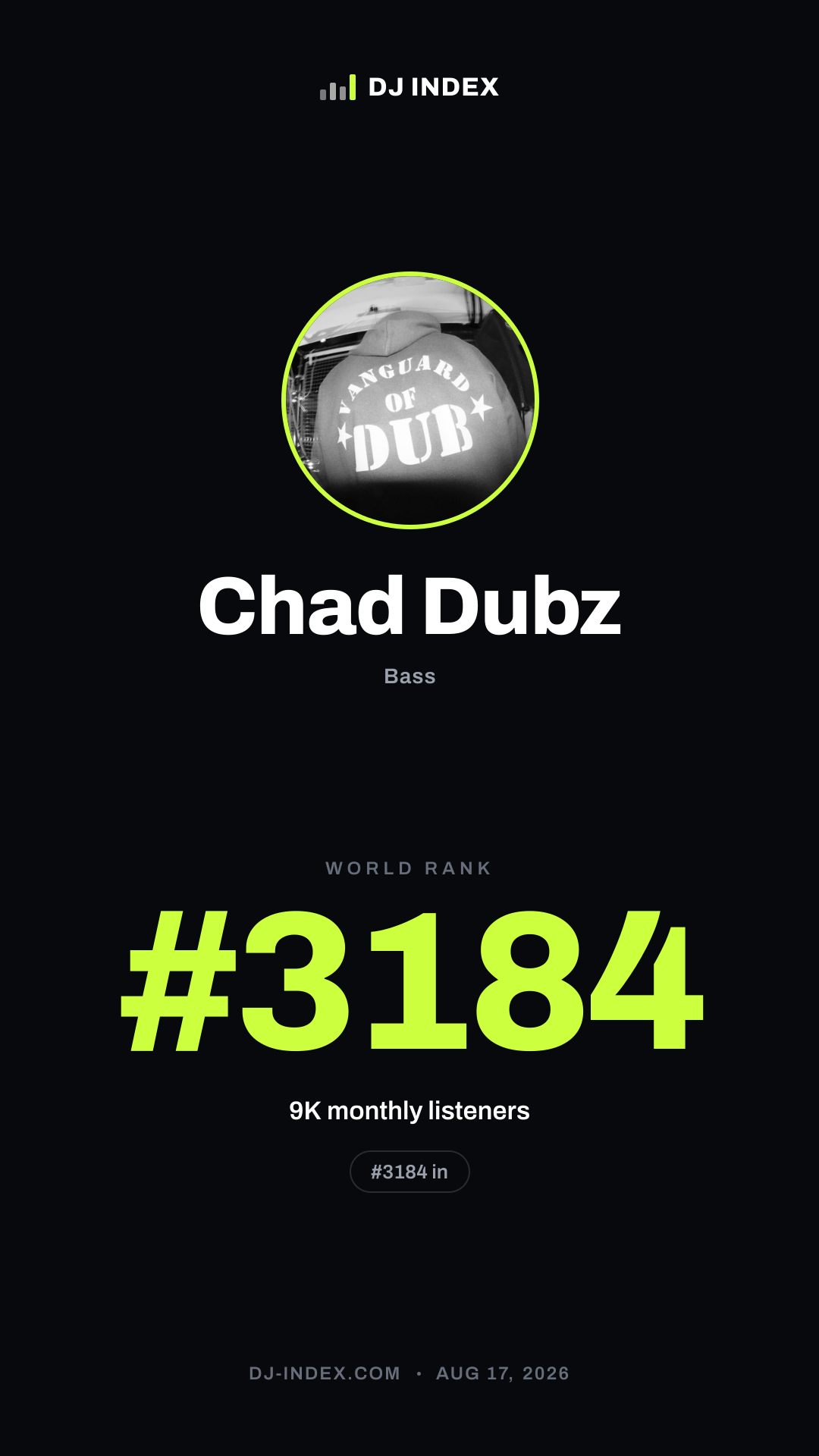 Chad Dubz Story card preview