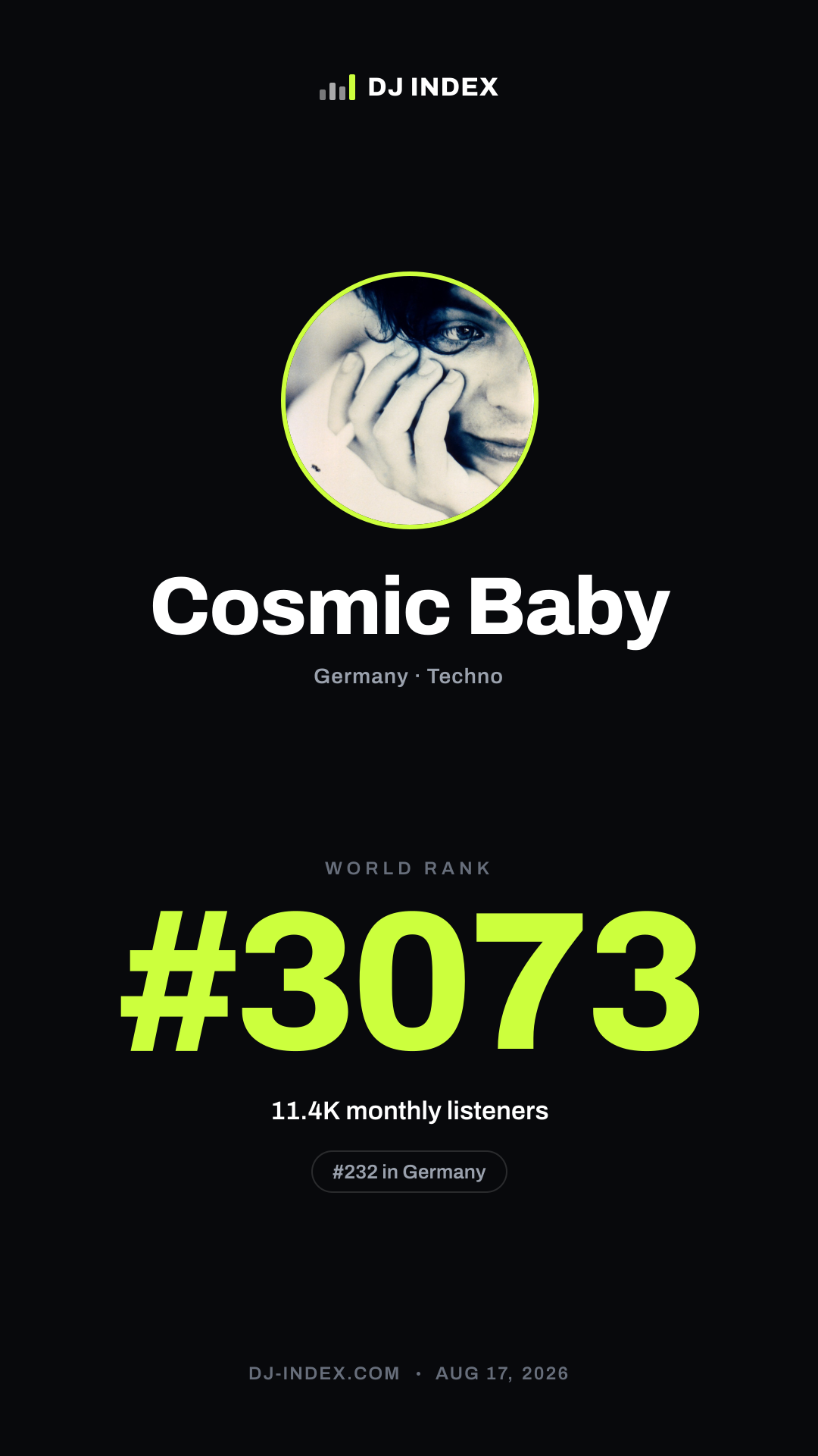Cosmic Baby Story card preview