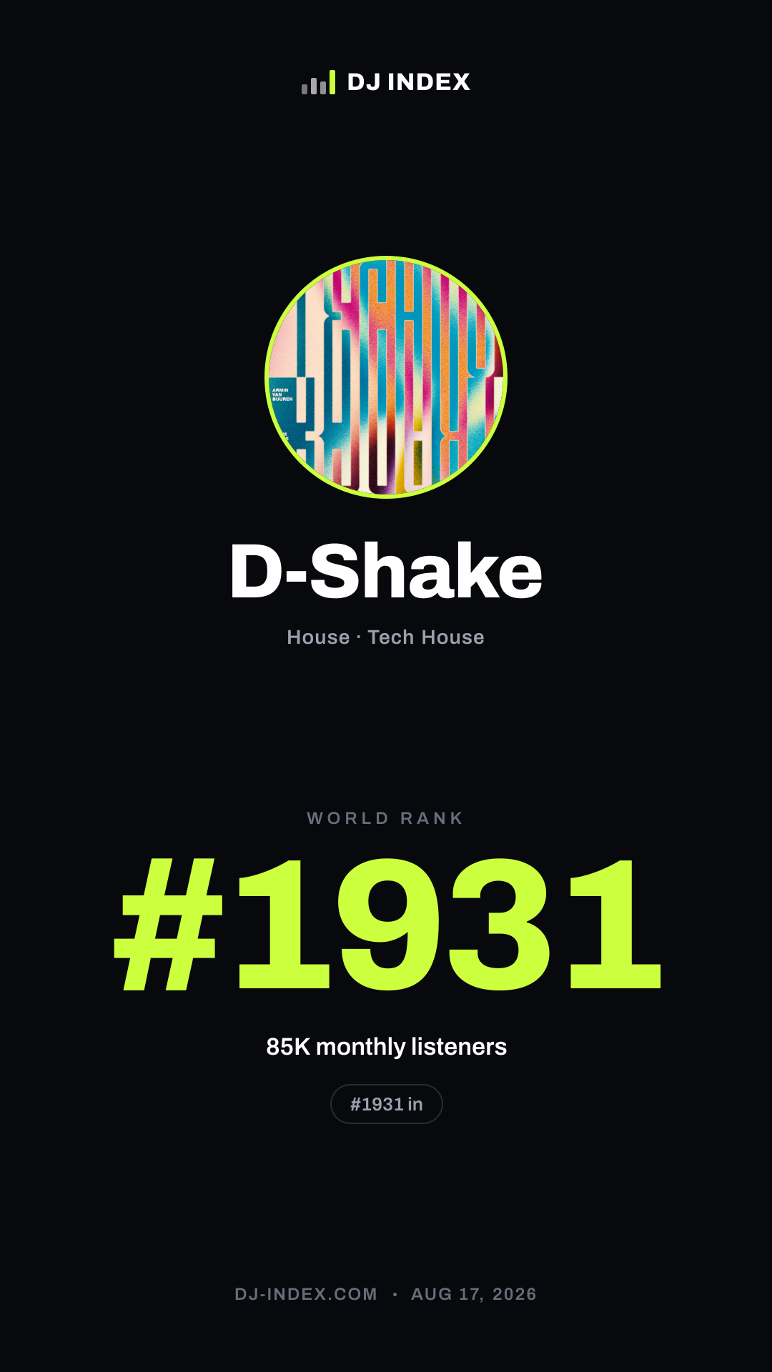 D-Shake Story card preview