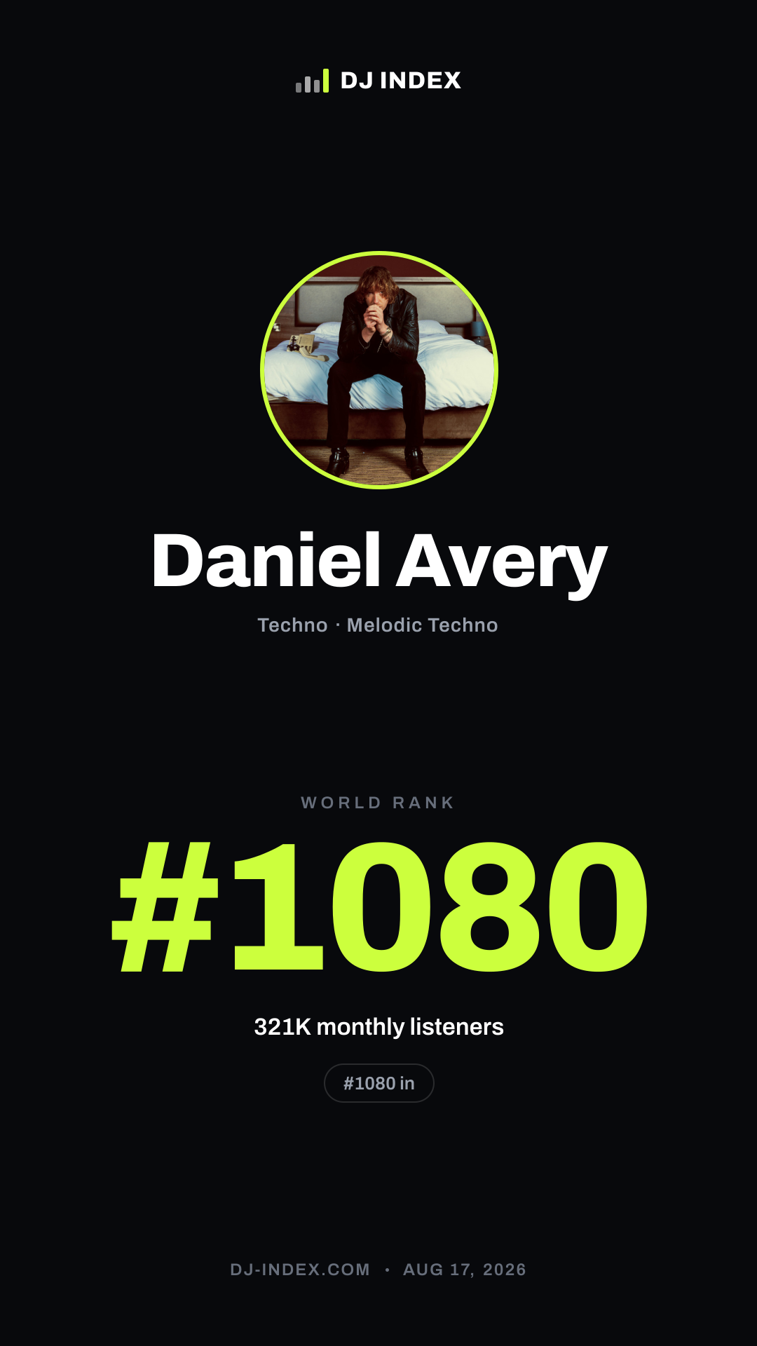 Daniel Avery Story card preview