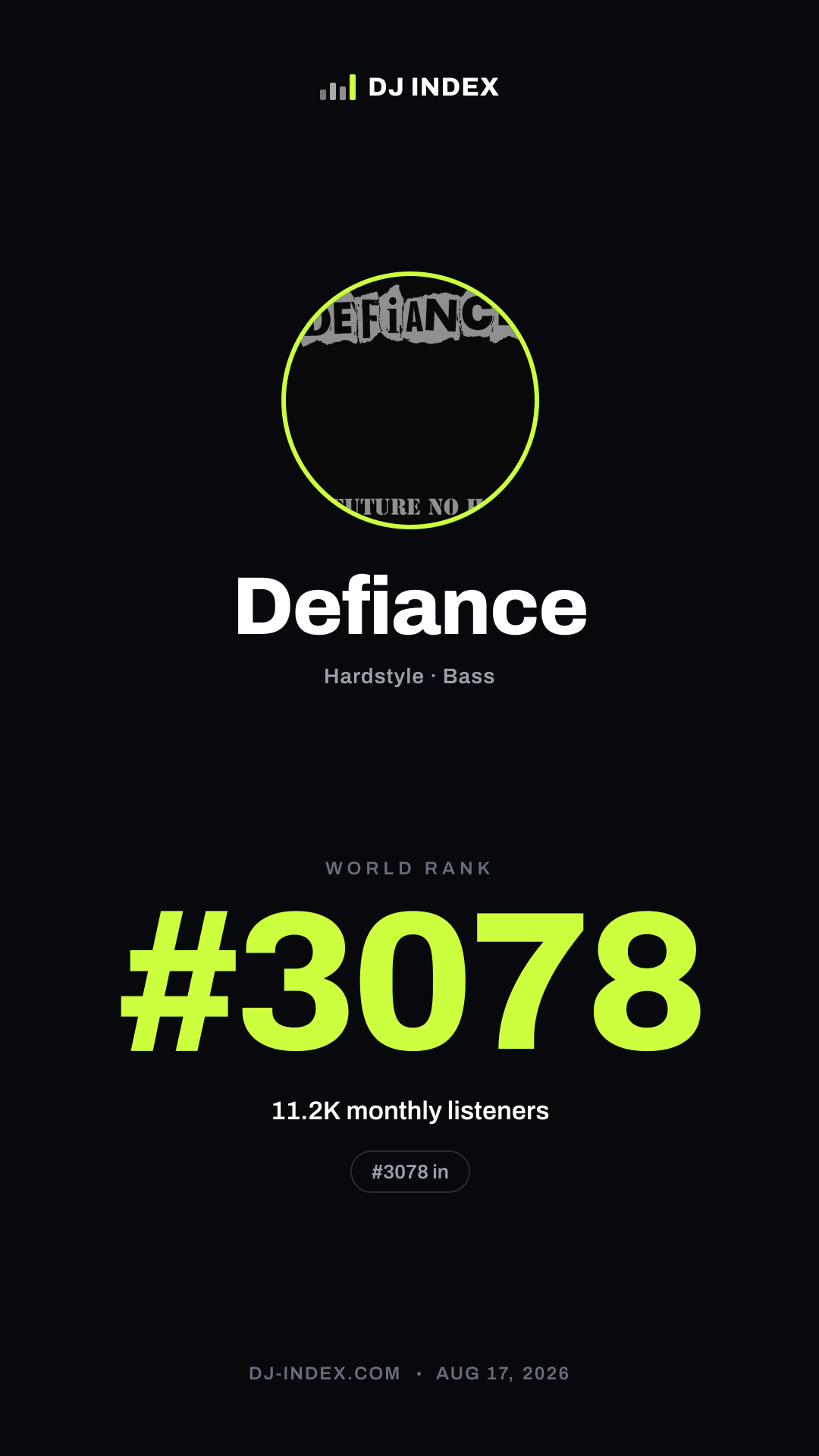 Defiance Story card preview