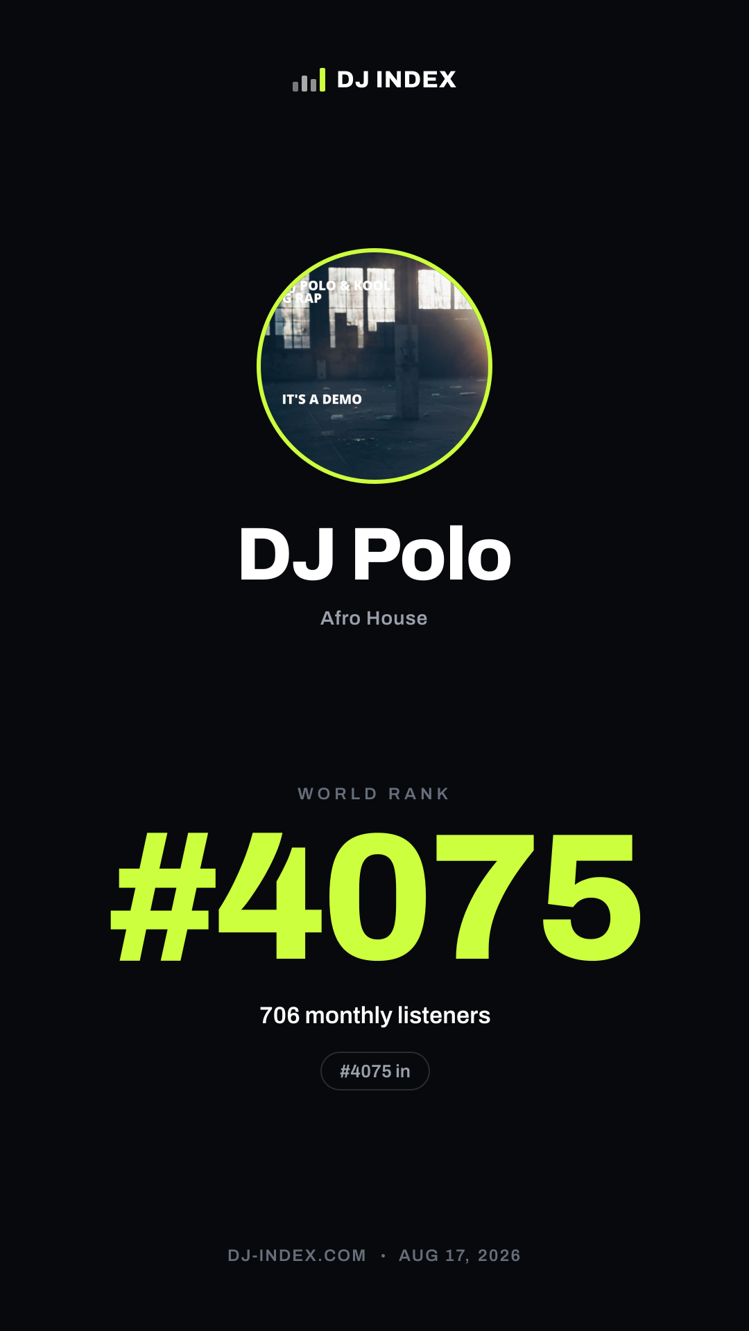 DJ Polo Story card preview