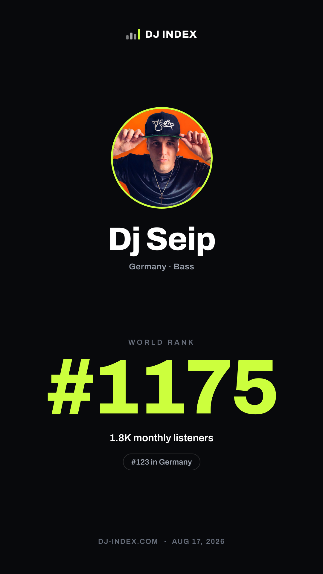 Dj Seip Story card preview