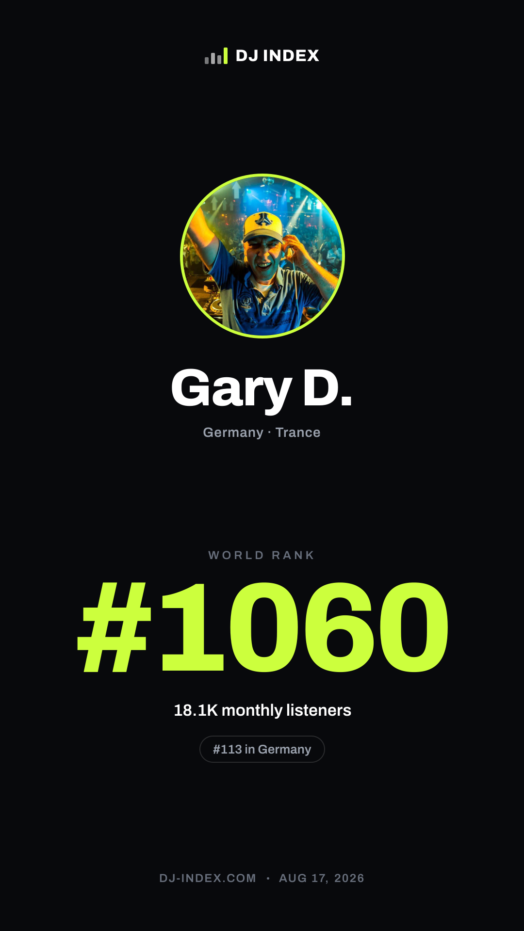 Gary D. Story card preview