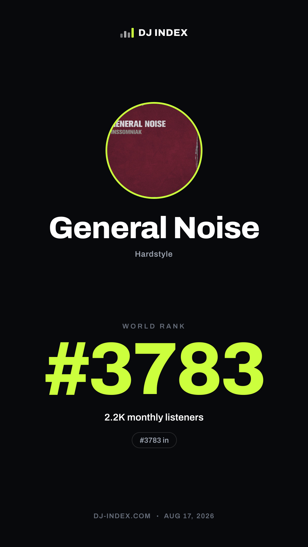 General Noise Story card preview