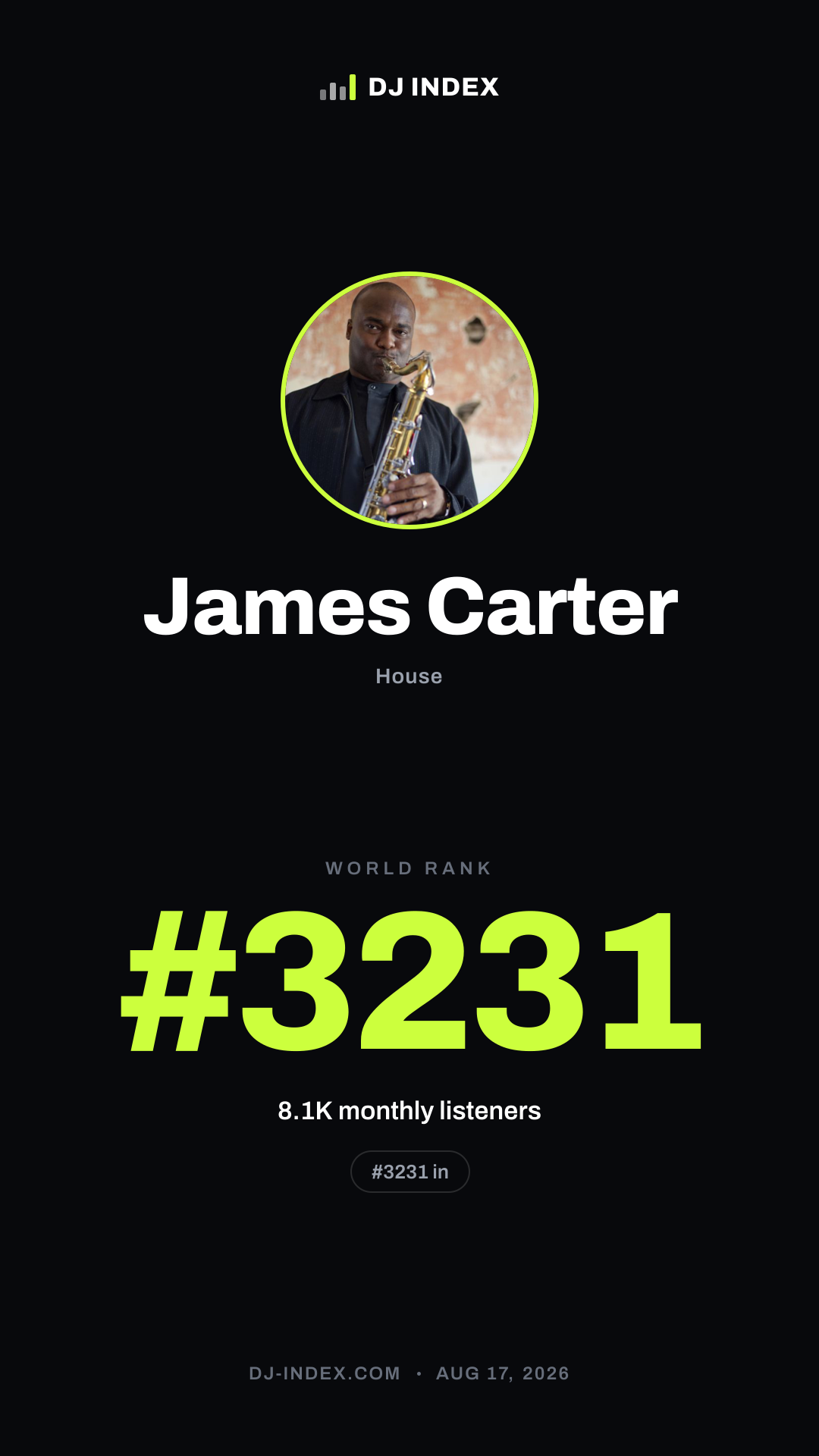 James Carter Story card preview