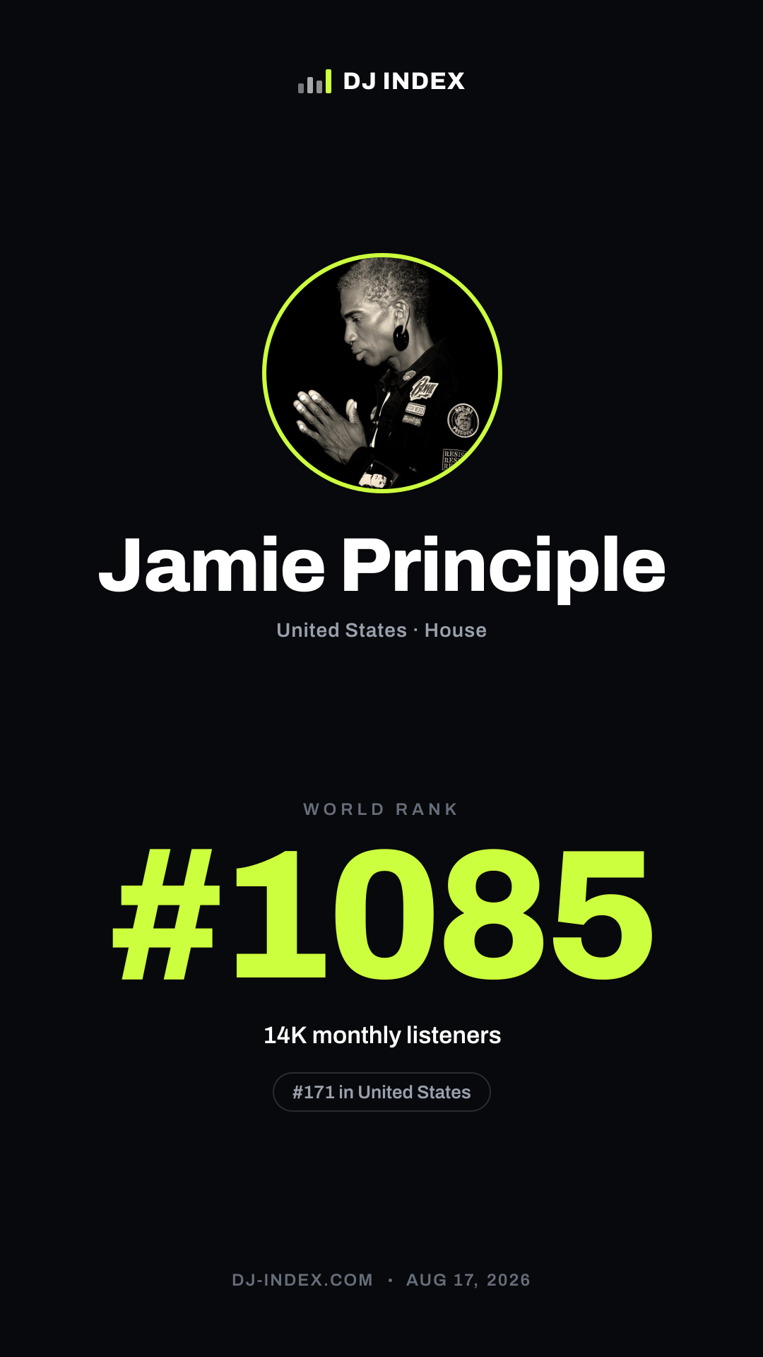 Jamie Principle Story card preview