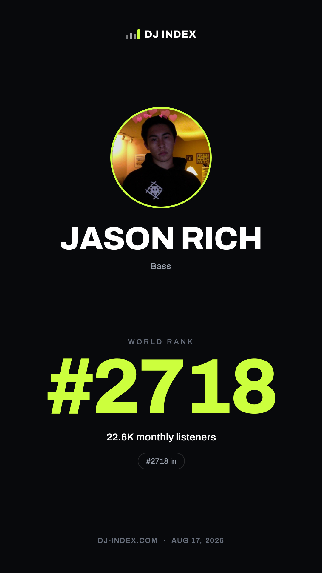JASON RICH Story card preview