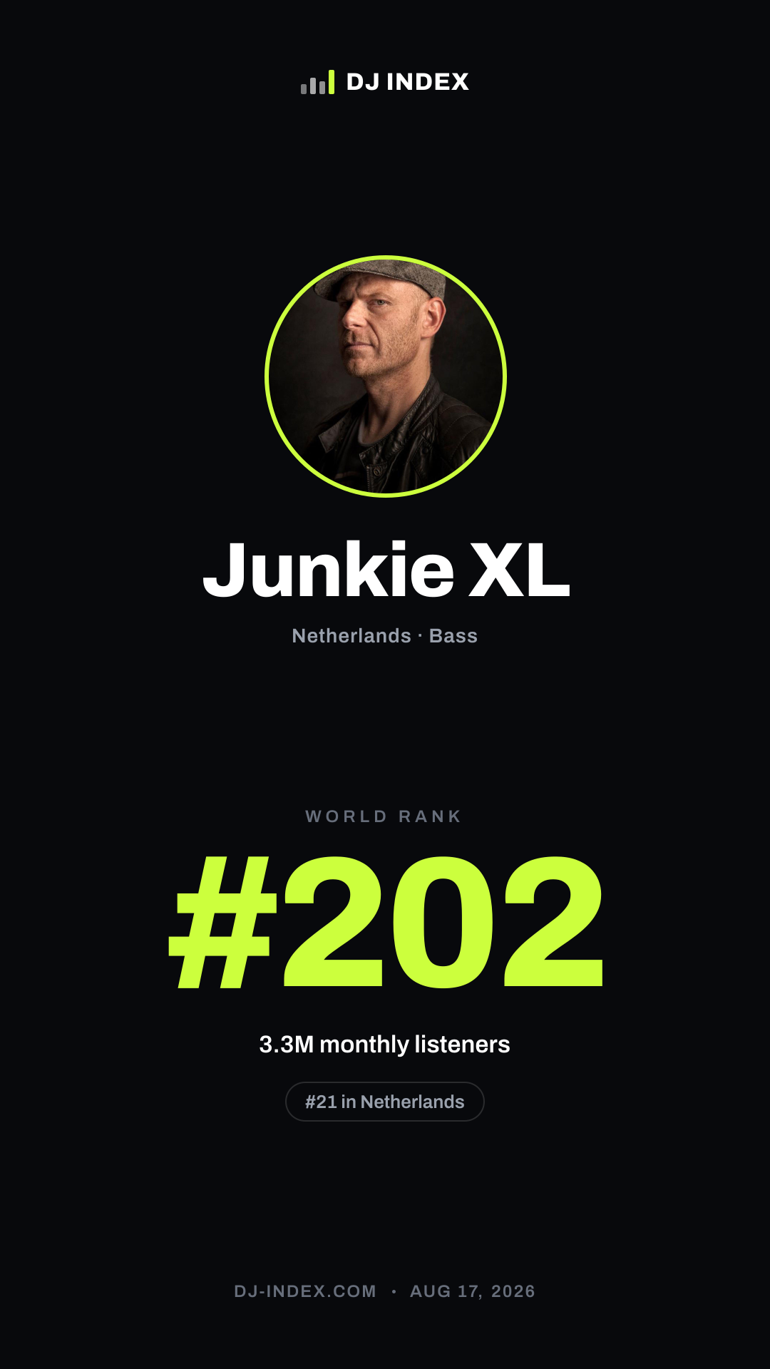 Junkie XL Story card preview