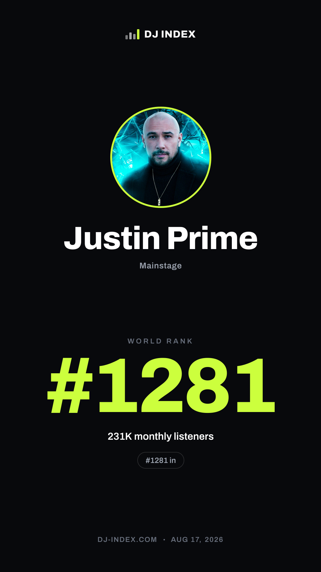 Justin Prime Story card preview