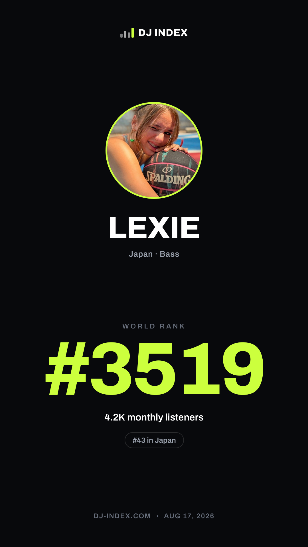 LEXIE Story card preview
