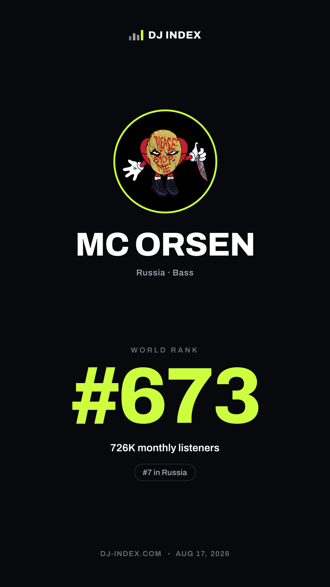 MC ORSEN Story card preview
