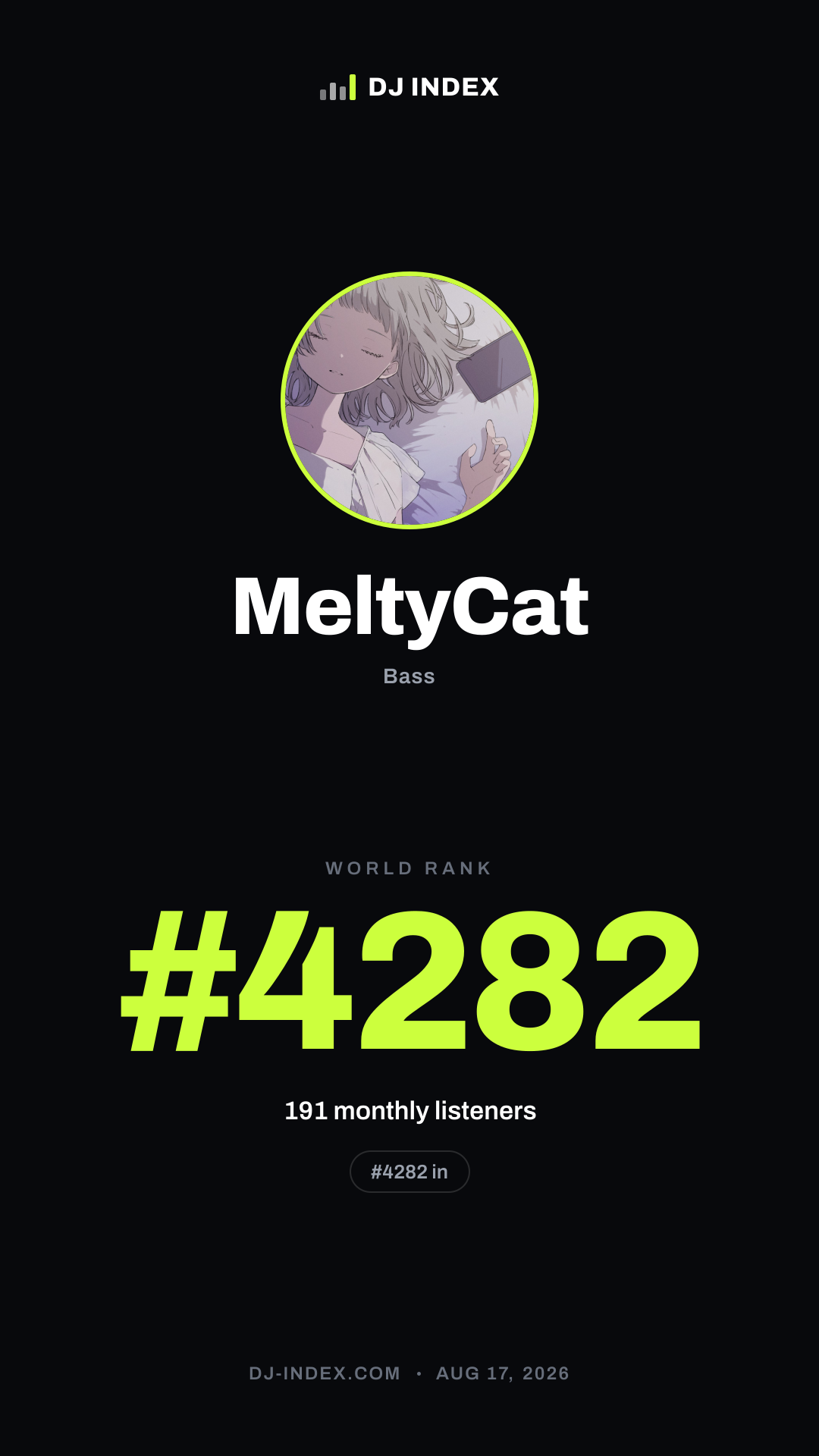 MeltyCat Story card preview