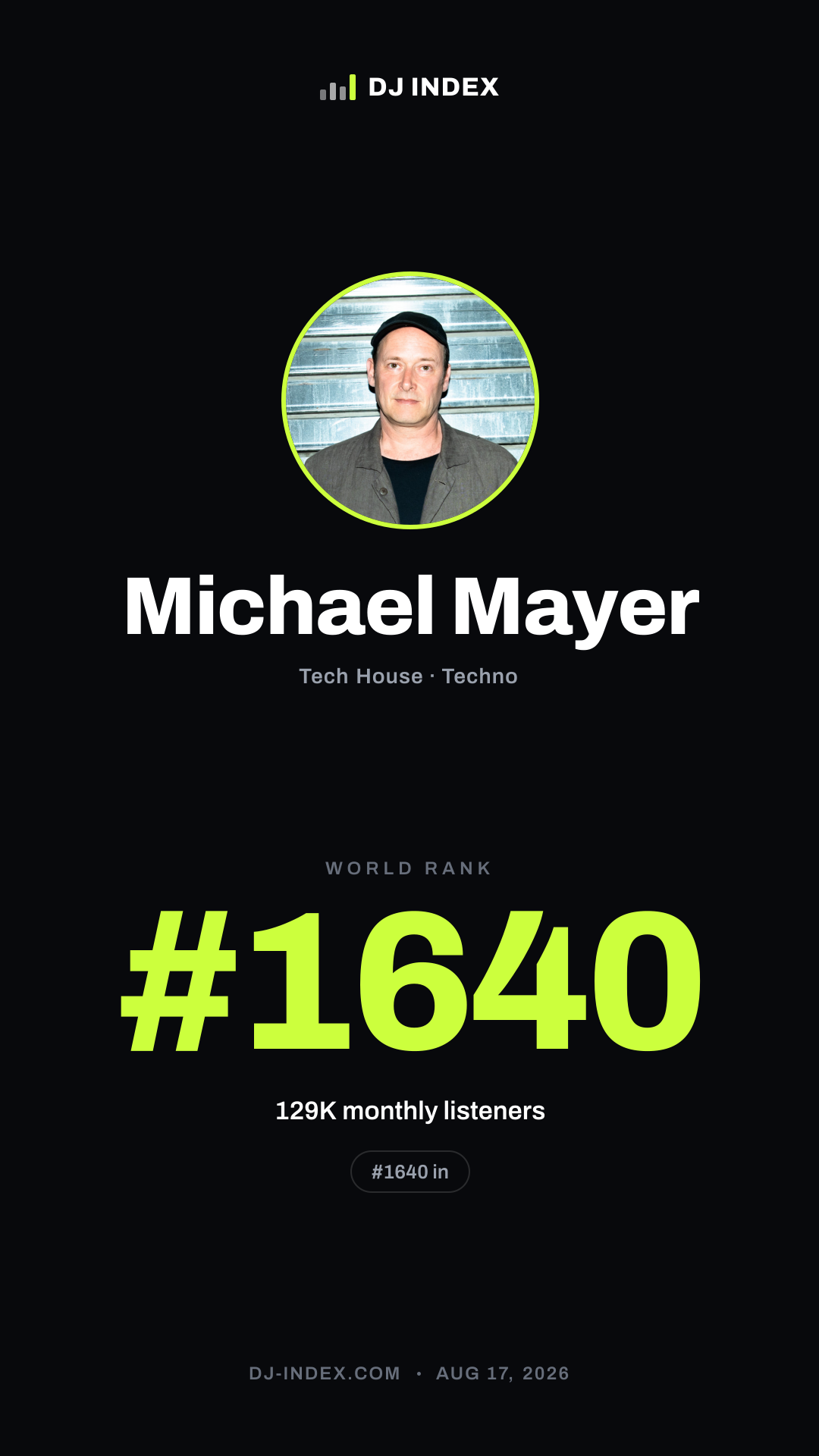 Michael Mayer Story card preview