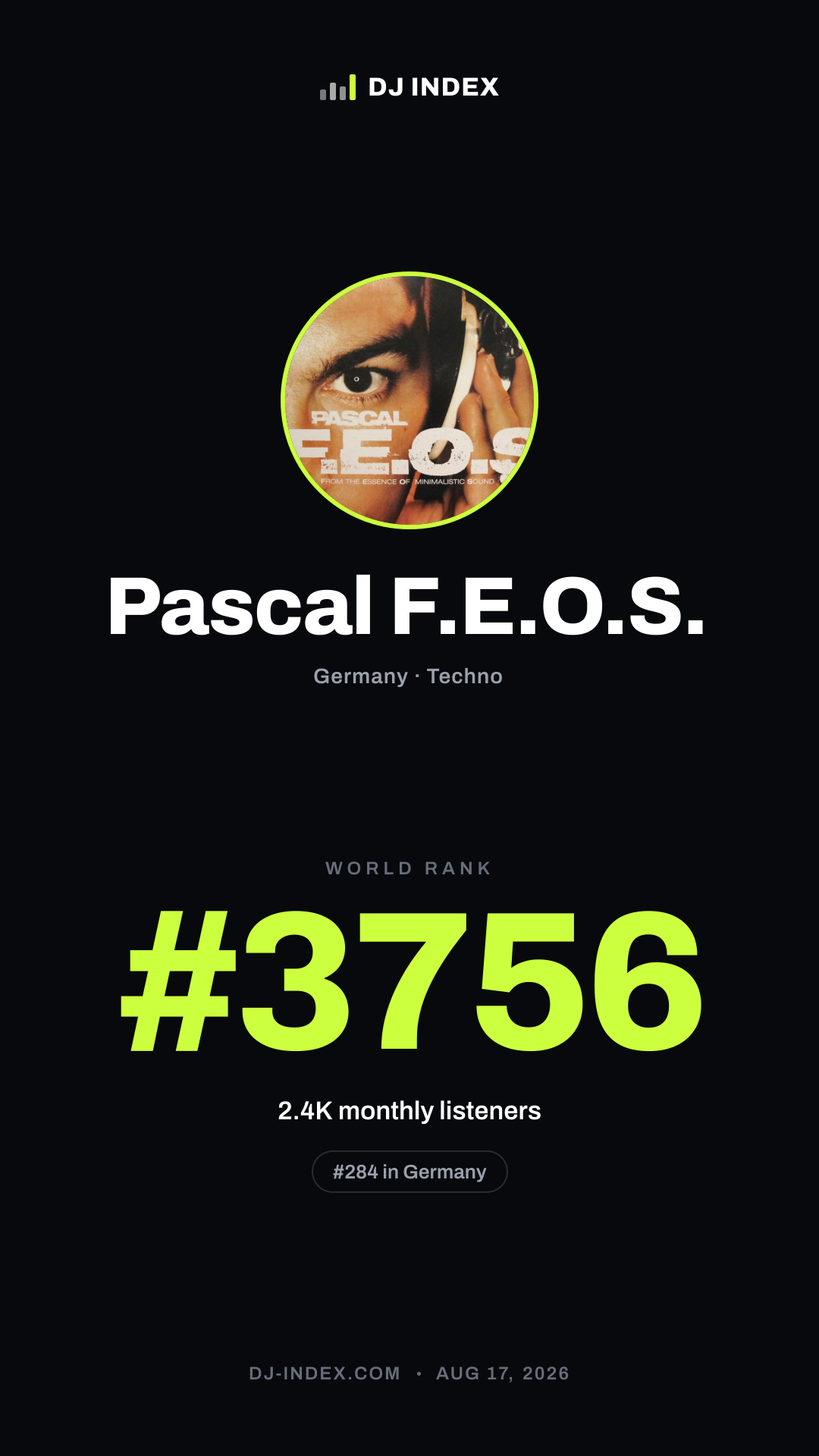 Pascal F.E.O.S. Story card preview