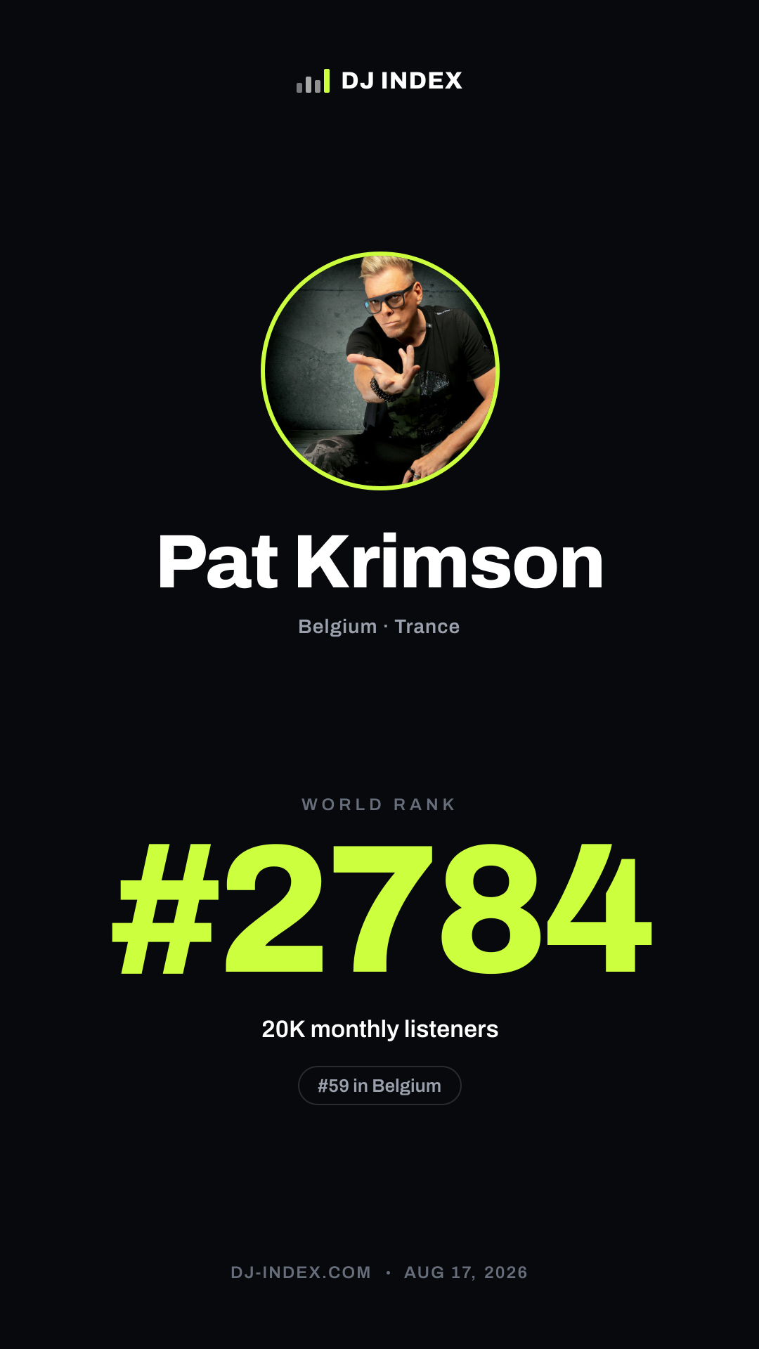 Pat Krimson Story card preview