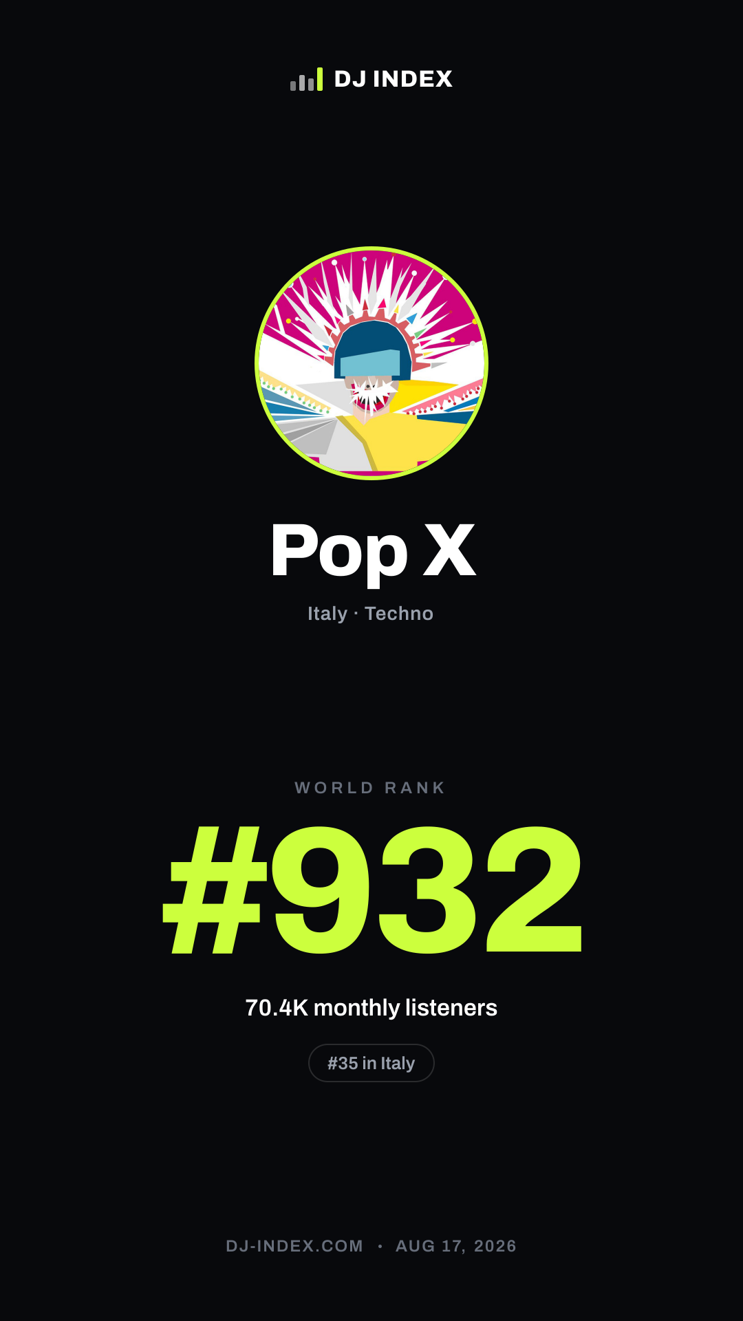 Pop X Story card preview