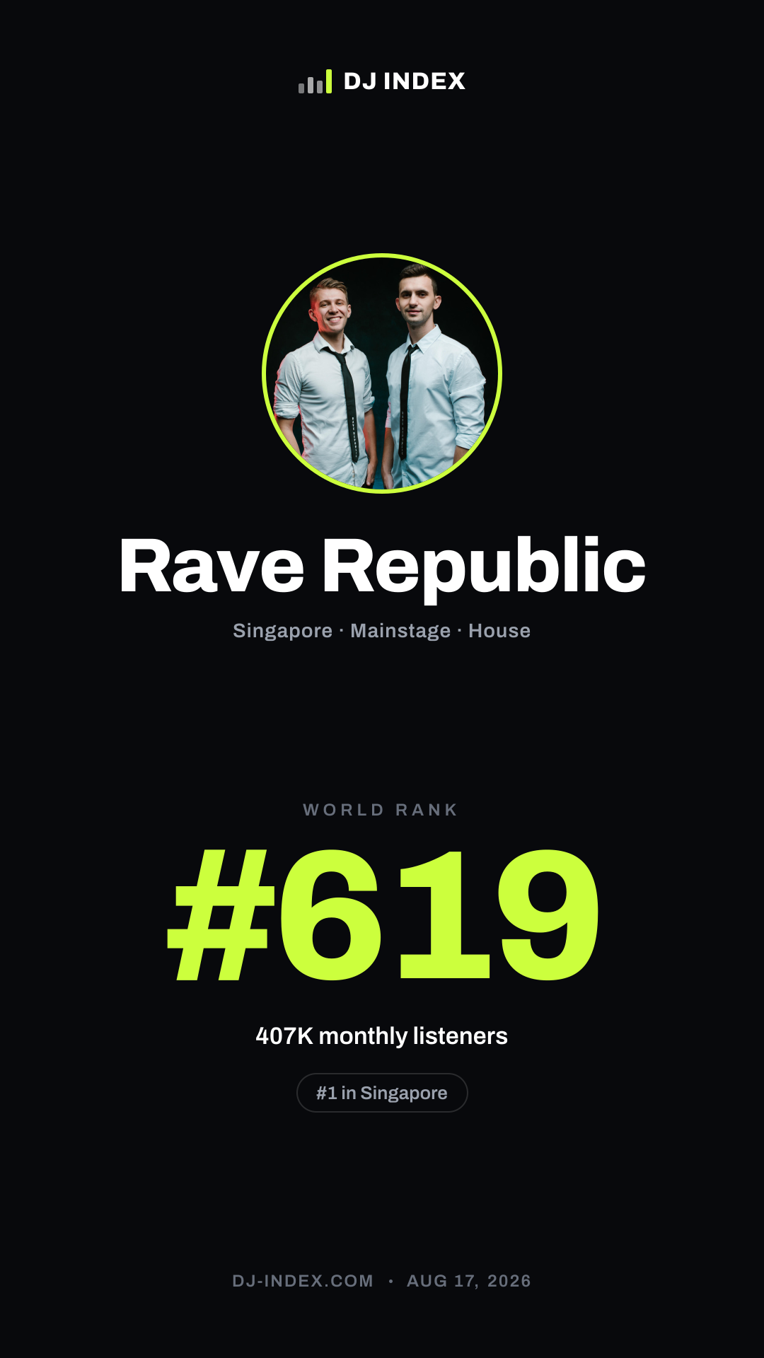 Rave Republic Story card preview