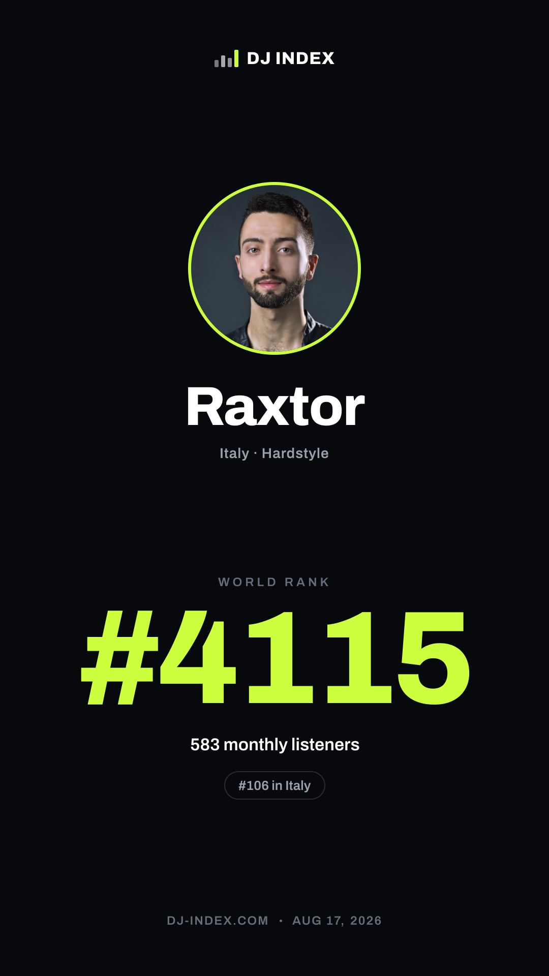 Raxtor Story card preview
