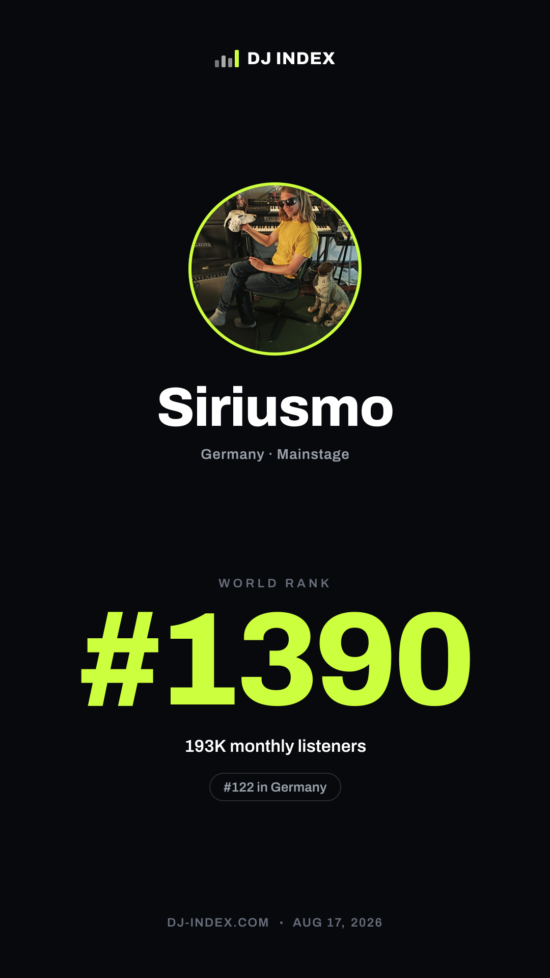 Siriusmo Story card preview