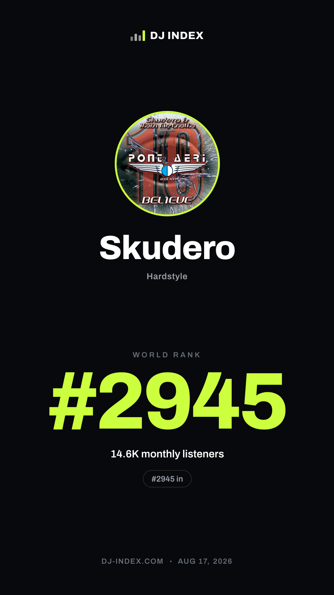 Skudero Story card preview