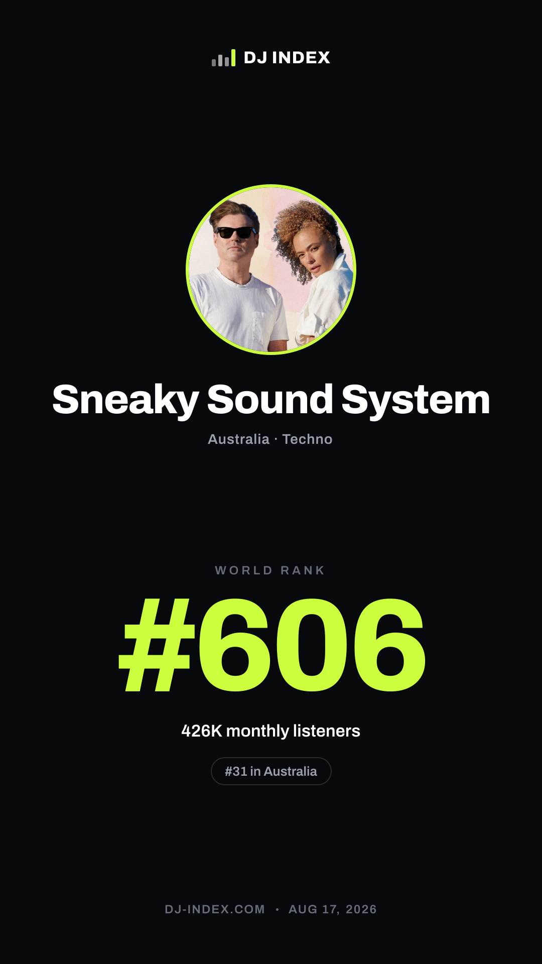 Sneaky Sound System Story card preview