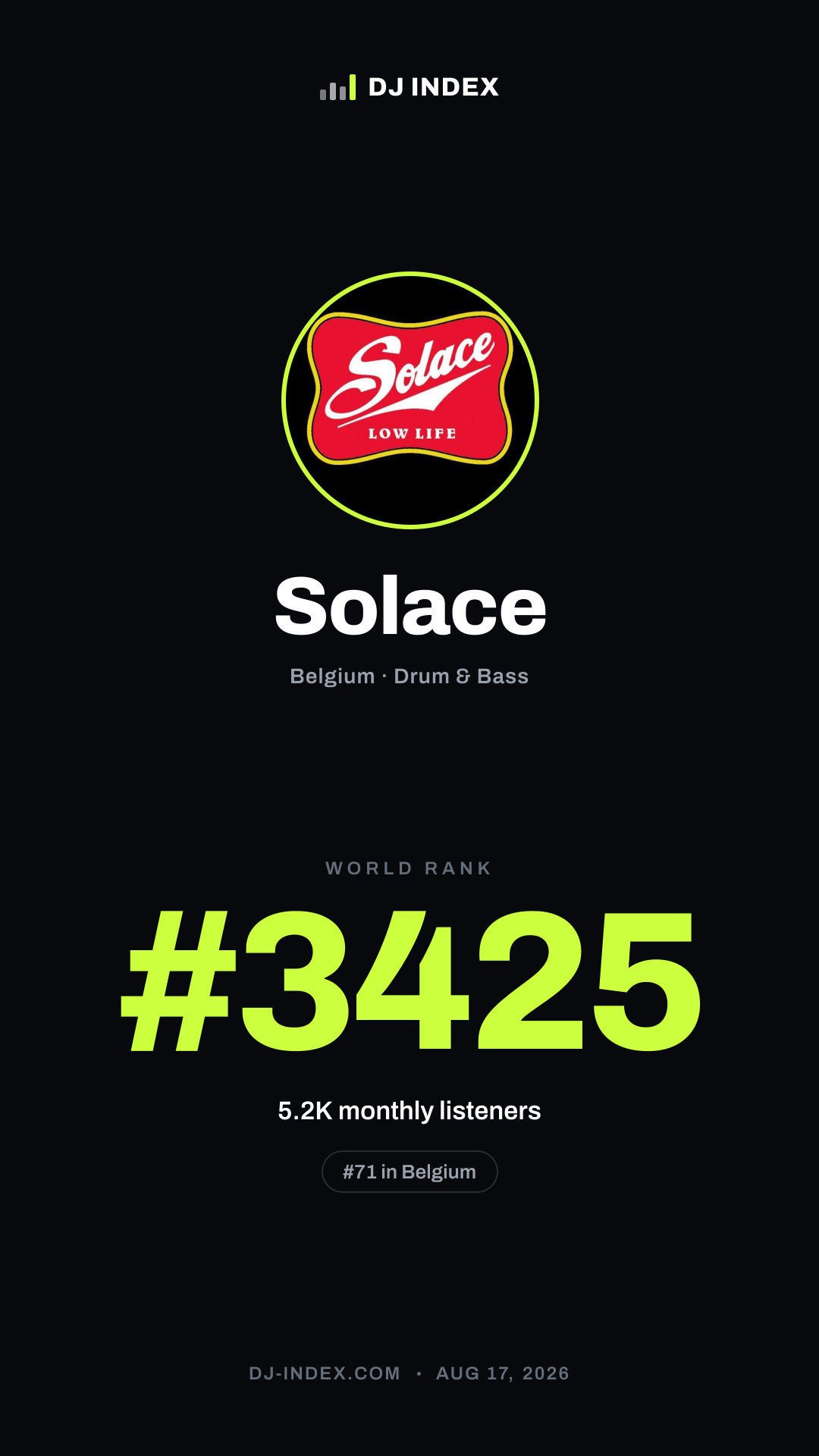 Solace Story card preview