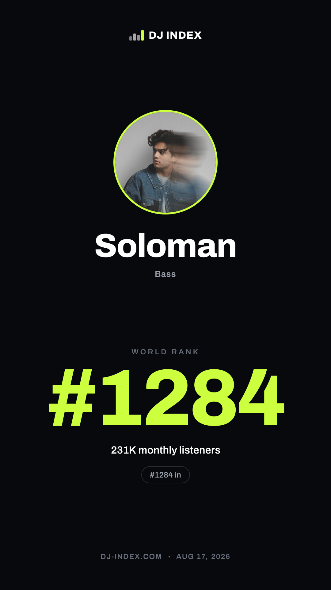 Soloman Story card preview
