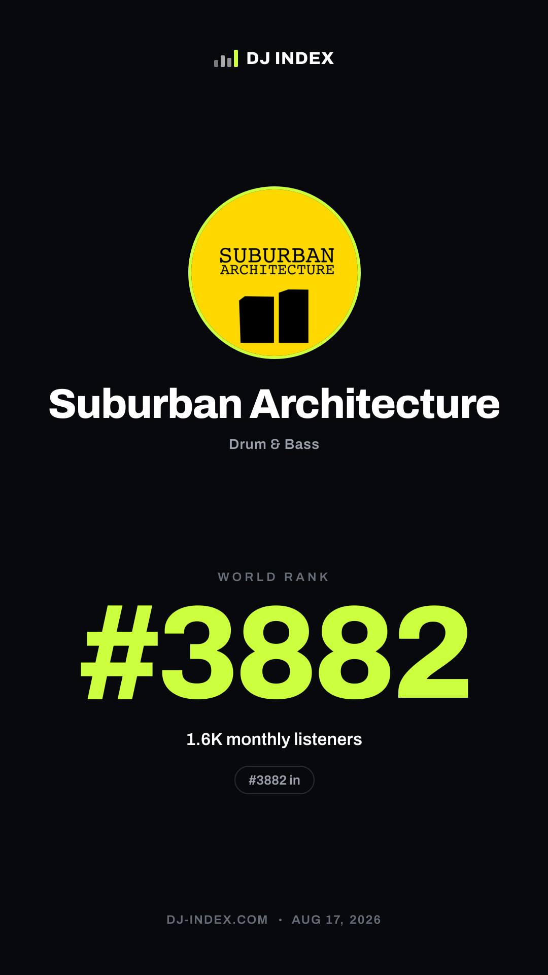 Suburban Architecture Story card preview