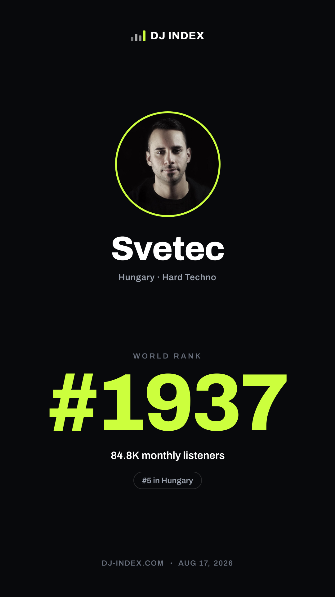 Svetec Story card preview