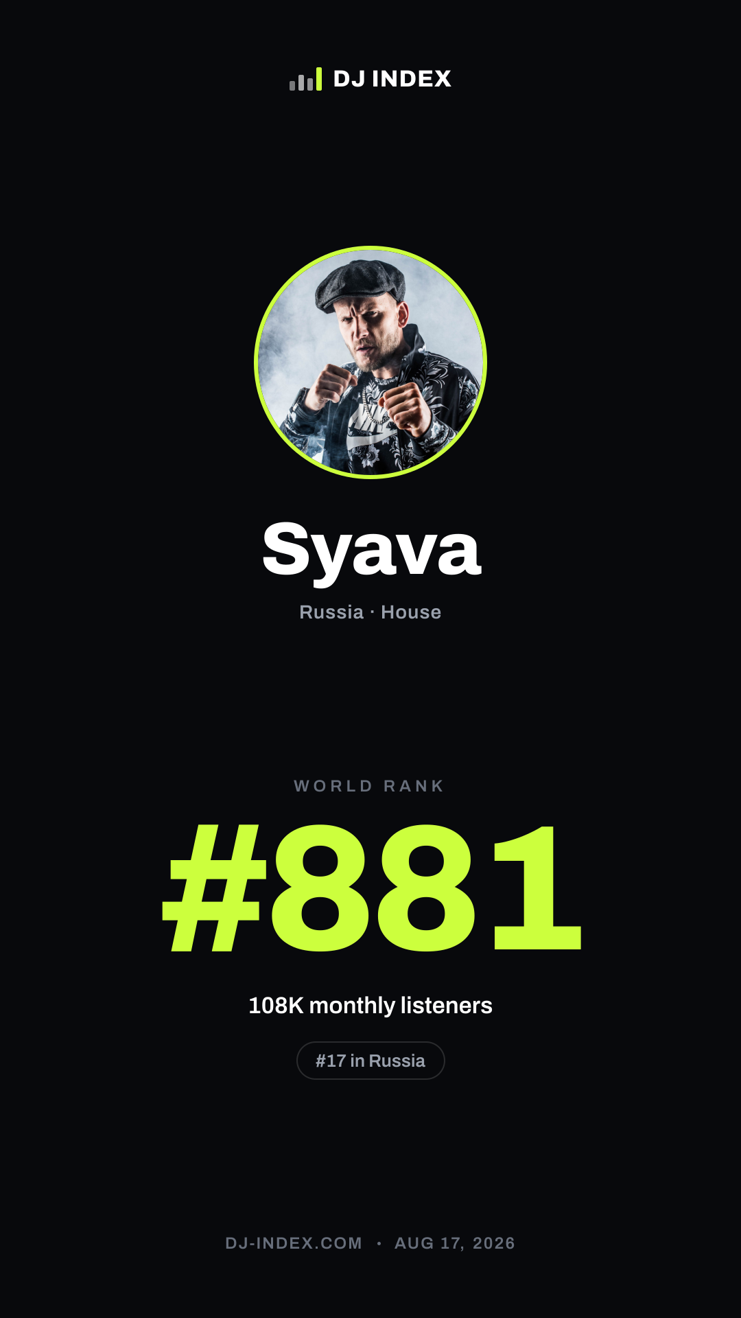 Syava Story card preview