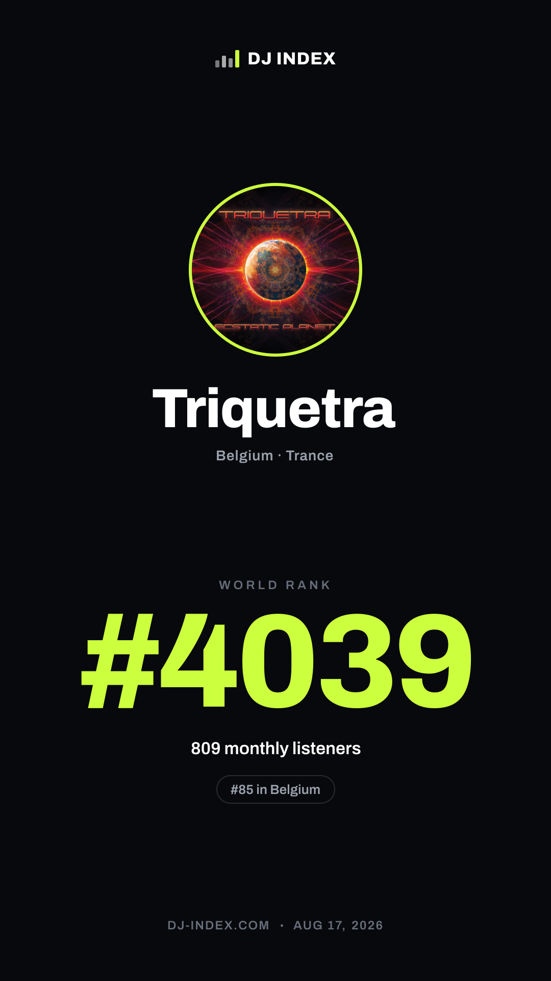 Triquetra Story card preview