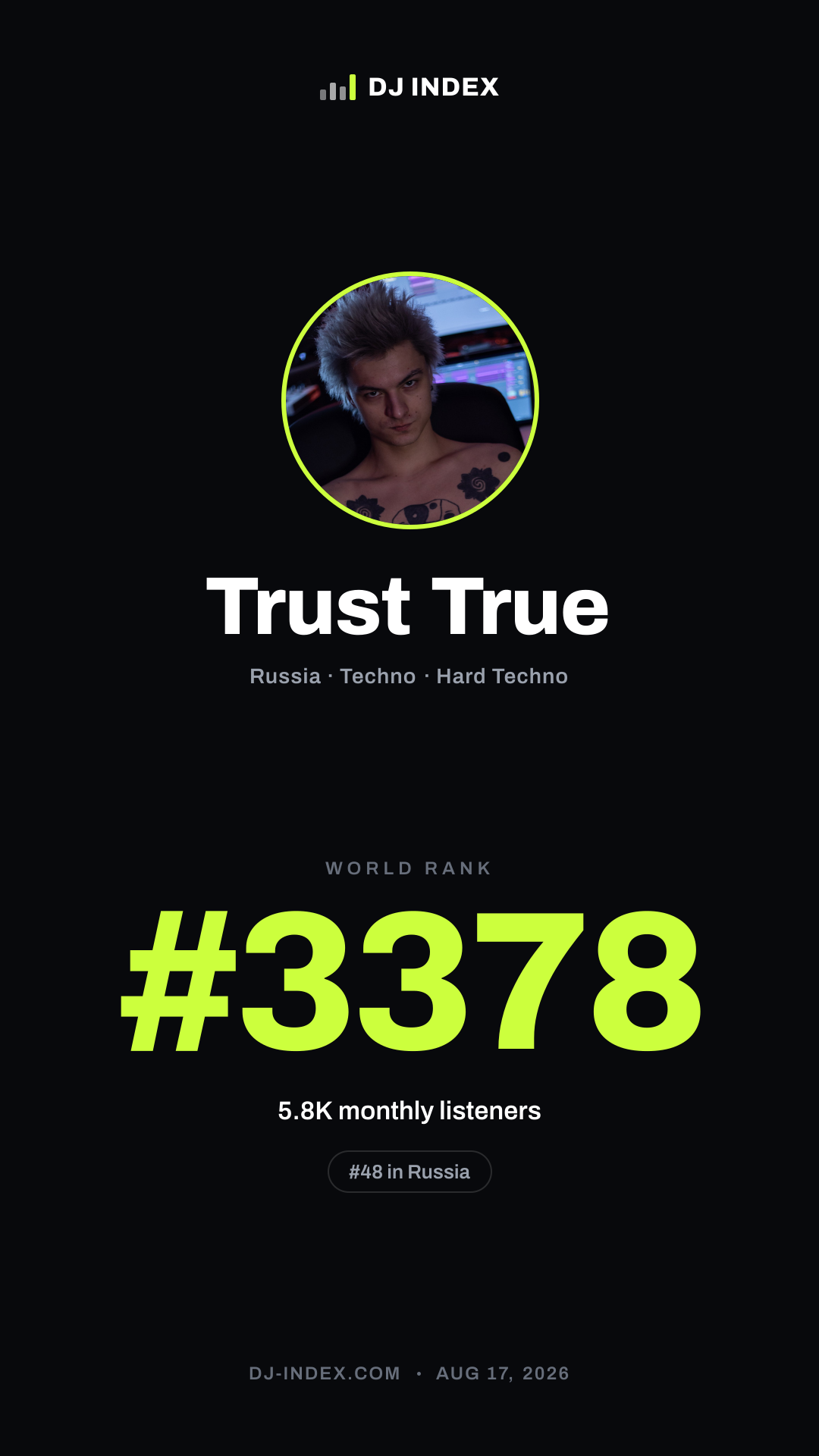 Trust True Story card preview