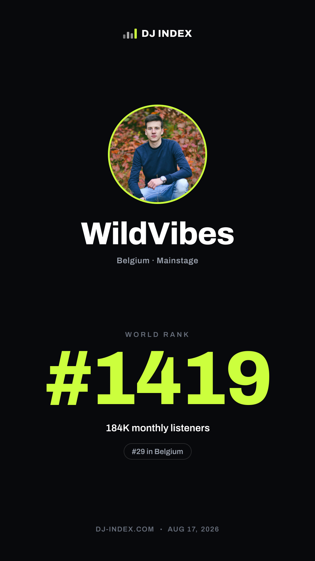 WildVibes Story card preview