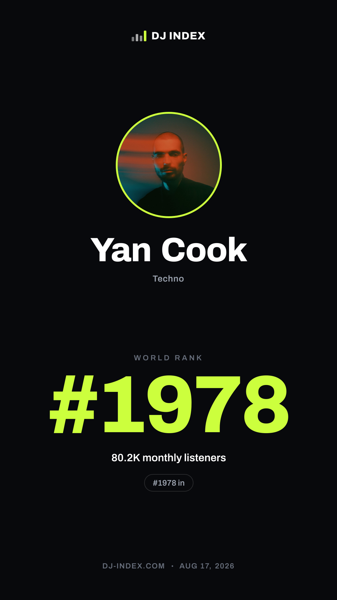 Yan Cook Story card preview